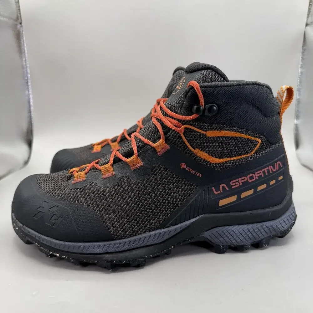 La Sportiva TX Hike Mid GTX Boots Mens Size 8.5 Black Gore-Tex Vibram Hiking